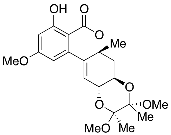 (6aR,7aR,9S,10S,11aR)-4-Hydroxy-2,9,10-trimethoxy-6a,9,10-trimethyl-6a,7,7a,9,10,11a-hexahydro-5H-benzo[c][1,4]dioxino[2,3-g]chromen-5-one