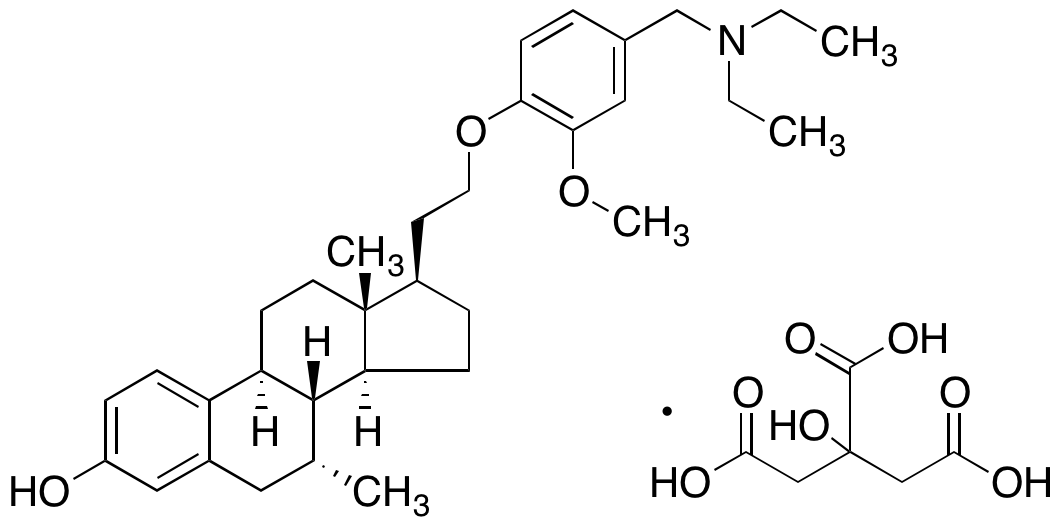 (7α)-21-[4-[(Diethylamino)methyl]-2-methoxyphenoxy]-7-methyl-19-norpregna-1,3,5(10)-trien-3-ol 2-Hydroxy-1,2,3-propanetricarboxylate Salt (1:1)