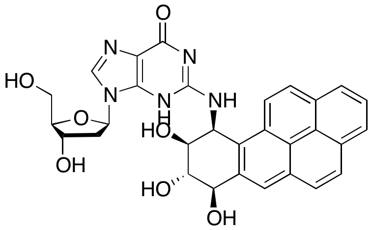 [7R-(7α,8β,9α,10α)]-2’-deoxy-N-(7,8,9,10-tetrahydro-7,8,9-trihydroxybenzo[a]pyren-10-yl)guanosine