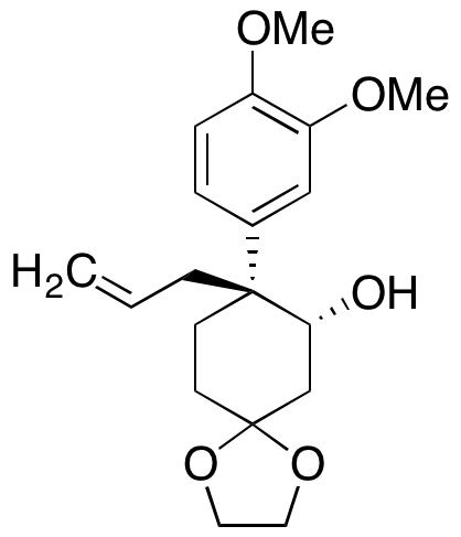 (7R,8S)-8-(3,4-Dimethoxyphenyl)-8-(2-propen-1-yl)-1,4-dioxaspiro[4.5]decan-7-ol