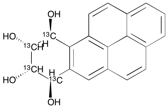 (7R,8S,9R,10S)-rel-7,8,9,10-Tetrahydrobenzo[a]pyrene-7,8,9,10-tetrol-13C4