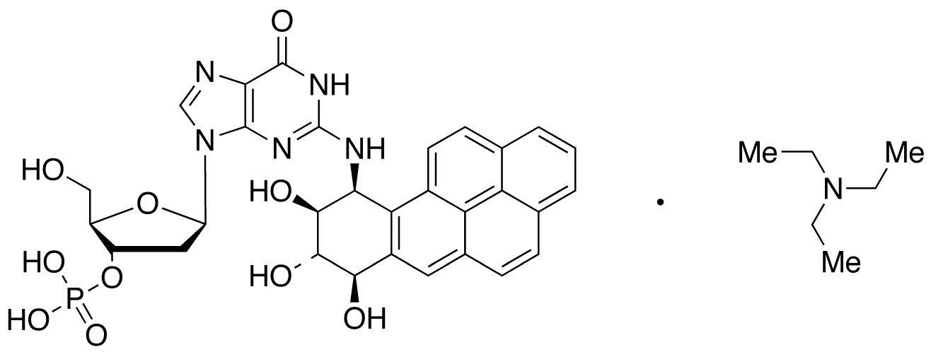 (7R,8S,9S)-Trihydroxy-10S(N2-deoxyguanosyl-3’-phosphate)-7,8,9,10-tetrahydrobenzo[a]pyrene Triethylamine