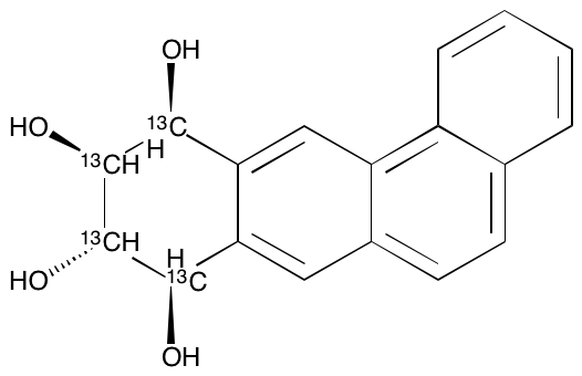 (8R,9S,10S,11S)-rel-8,9,10,11-Tetrahydrobenz[a]anthracene-8,9,10,11-tetrol-13C4