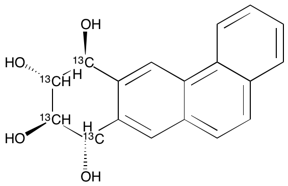 (8S,9R,10R,11S)-rel-8,9,10,11-Tetrahydrobenz[a]anthracene-8,9,10,11-tetrol-13C4