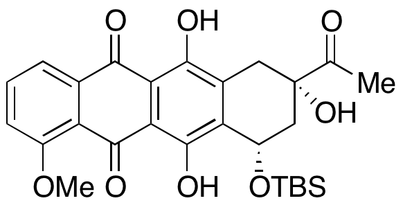 (8S-cis)-8-Acetyl-10-[[(1,1-dimethylethyl)dimethylsilyl]oxy]-7,8,9,10-tetrahydro-6,8,11-trihydroxy-1-methoxy-5,12-naphthacenedione