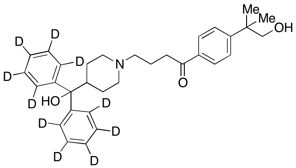 (Decarboxy)-1-Oxo Fexofenadine-d10 Methanol