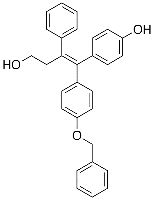 (E)-γ-[(4-Hydroxyphenyl)[4-(phenylmethoxy)phenyl]methylene]benzenepropanol