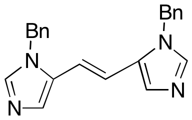 (E)-1,2-Bis(1-benzyl-1H-imidazol-5-yl)ethene