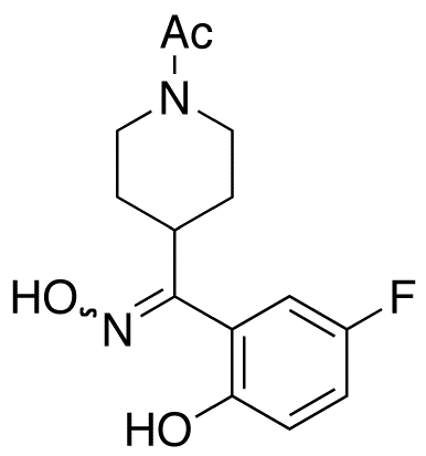 (E)-1-Acetyl-α-(5-fluoro-2-hydroxyphenyl)-N-hydroxy-4-piperidinemethanimine