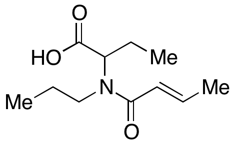 (E)-2-(N-Propylbut-2-enamido)butanoic Acid