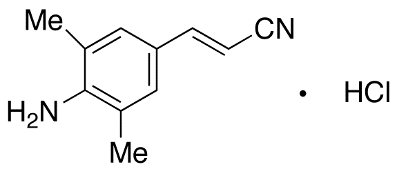 (E)-3-(4-Amino-3,5-dimethylphenyl)acrylonitrile Hydrochloride