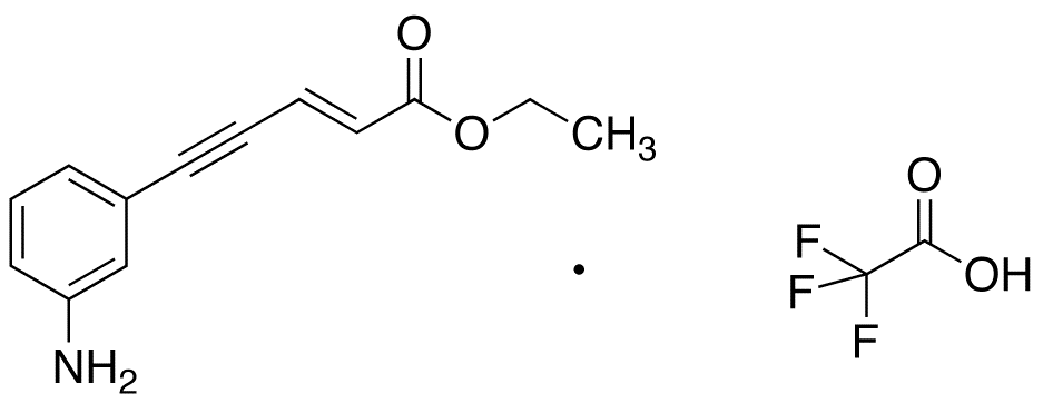 (E)-5-(3-Aminophenyl)-2-penten-4-ynoic Acid Ethyl Ester Trifluoroacetic Acid Salt