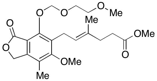 (E)-6-[1,3-Dihydro-6-methoxy-4-[(2-methoxyethoxy)methoxy]-7-methyl-3-oxo-5-isobenzofuranyl]-4-methyl-4-hexenoic Acid Methyl Ester