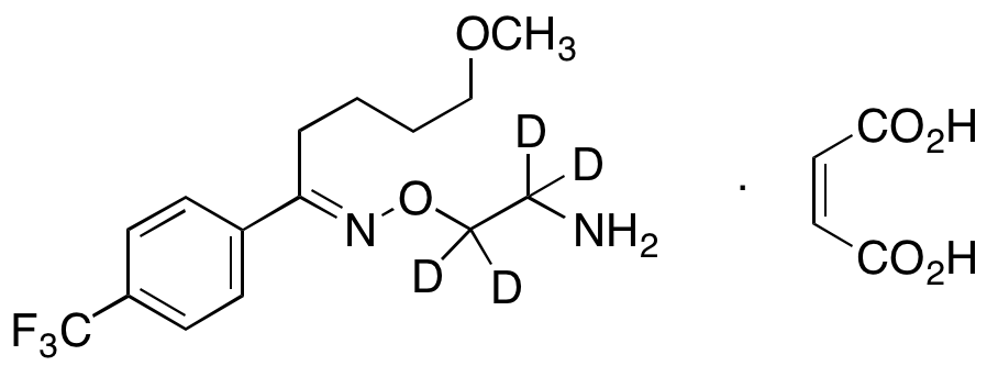 (E)-Fluvoxamine-d4 Maleate