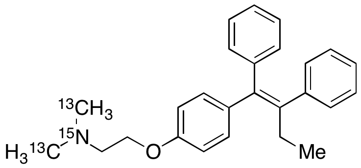 (E)-Tamoxifen-13C2, 15N