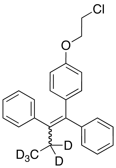 (E/Z)-1-[4-(2-Chloroethoxyphenyl]-1,2-diphenyl-1-butene-4,4,5,5,5-d5