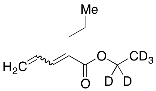 (E/Z)-2-Propyl-2,4-pentadienoic Acid Ethyl Ester-d5