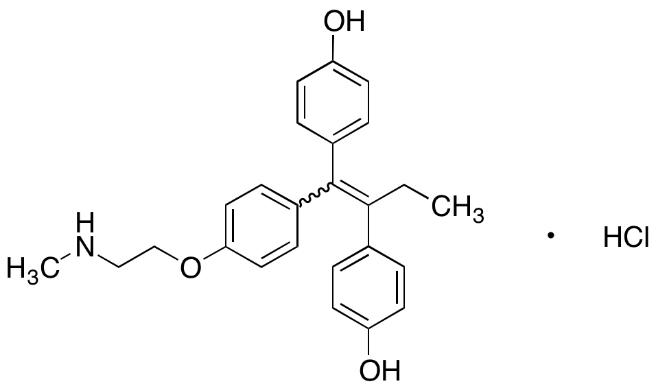 (E/Z)-4,4’-Dihydroxy-N-desmethyl Tamoxifen Hydrochloride