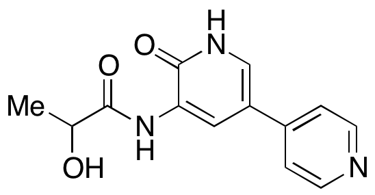 (N-(1,6-Dihydro-6-oxo-(3,4’-bipyridine)-5-yl)-2-hydroxypropanamide)