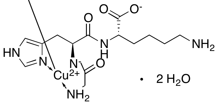 [N2-(N-Glycyl-L-histidyl)-L-lysinato(2-)]copper Dihydrate