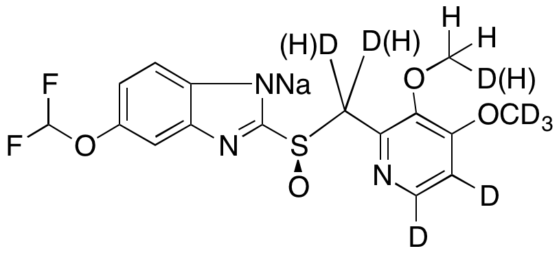 (R)-(+)-Pantoprazole-d7 Sodium Salt