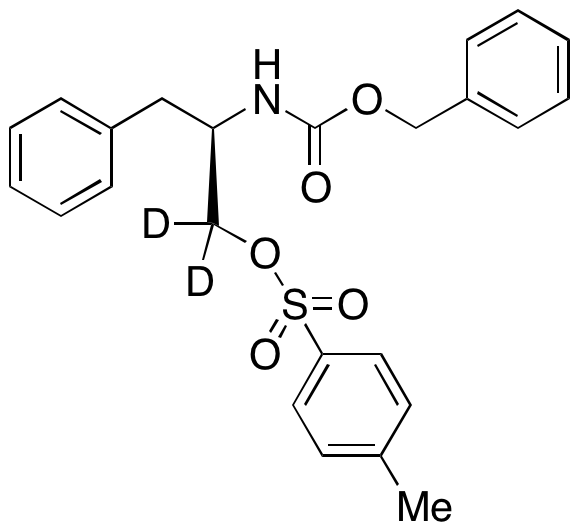 (R)-[1-[[[(4-Methylphenyl)sulfonyl]oxy]methyl]-2-phenylethyl]carbamic Acid Phenylmethyl Ester-d2