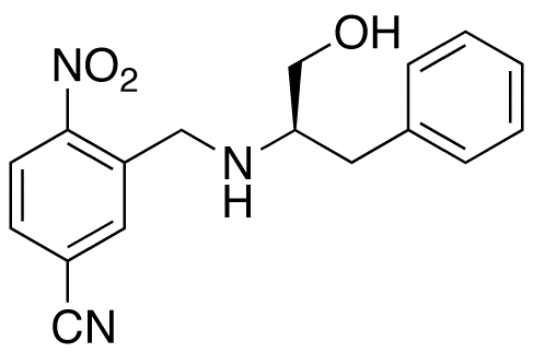 (R)-3-[[N-(1-Hydroxymethyl-2-phenylethyl)amino]methyl]-4-nitrobenzenecarbonitrile