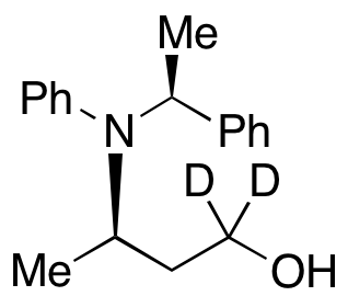 (R)-3-(Phenyl((S)-1-phenylethyl)amino)butan-1-ol-d2