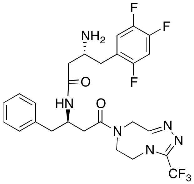 (R)-3-Amino-N-((R)-4-oxo-1-phenyl-4-(3-(trifluoromethyl)-5,6-dihydro-[1,2,4]triazolo[4,3-a]pyrazin-7(8H)-yl)butan-2-yl)-4-(2,4,5-trifluorophenyl)butanamide