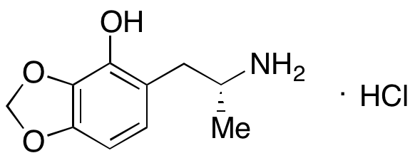 (R)-5-(2-Aminopropyl)-1,3-benzodioxol-4-ol Hydrochloride