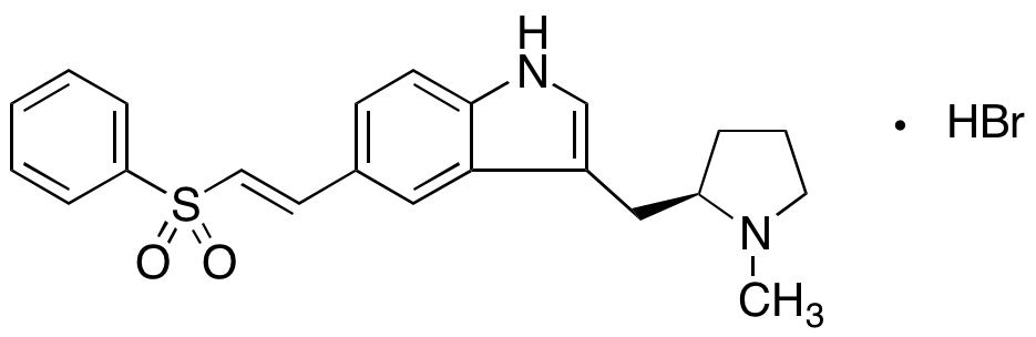 (R)-5-(2-Benzenesulphonylethenyl)-3-(N-methylpyrrolidin-2-ylmethyl)-1H-indole Hydrobromide