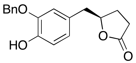 (R)-5-(3-(Benzyloxy)-4-hydroxybenzyl)dihydrofuran-2(3H)-one