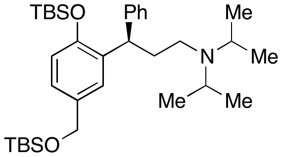 (R)-5-Hydroxymethyl Tolterodine 3,5-Bis(tert-Butyldimethylsilyl) Ether