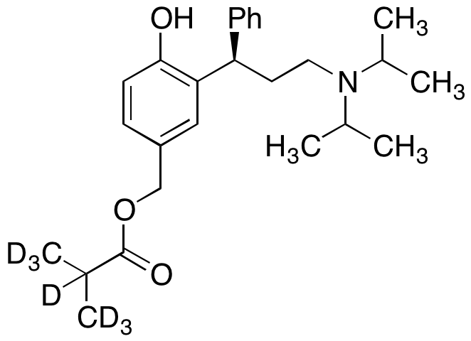 (R)-5-Isopropylcarbonyloxymethyl Tolterodine-d7