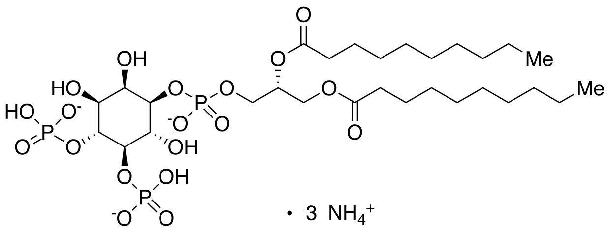 (R)-D-myo-Inositol-1-(2,3-didecanoyloxy-propyl-hydrogenphosphate)-3,4-diphosphate Triammonium Salt