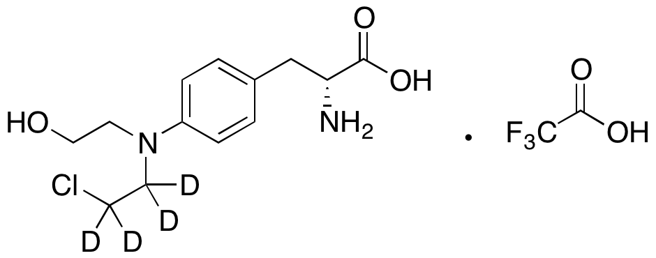 (R)-Hydroxymelphalan-d4 Trifluoroacetic Acid Salt