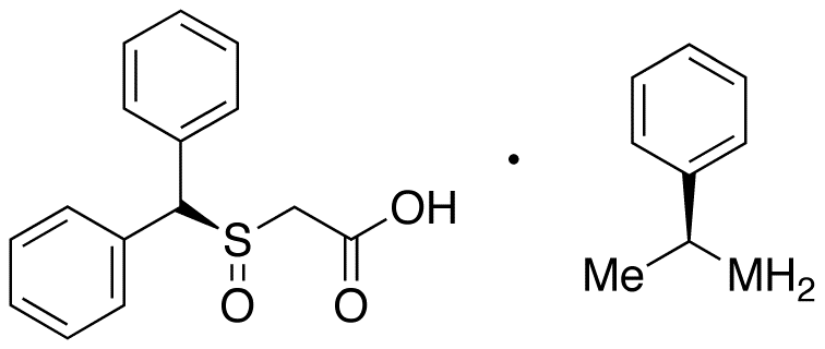 (R)-Modafinil Carboxylate (S)-α-Methylbenzenemethanamine Salt