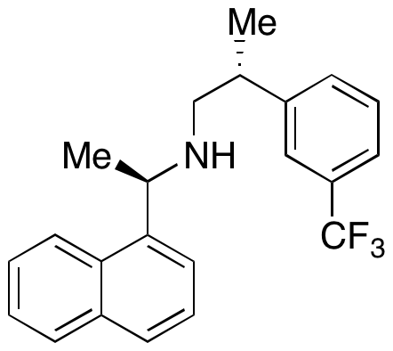 (R)-N-((R)-1-(naphthalen-1-yl)ethyl)-2-(3-(trifluoromethyl)phenyl)propan-1-amine