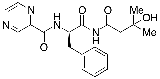 (R)-N-(1-(3-Hydroxy-3-methylbutanamido)-1-oxo-3-phenylpropan-2-yl)pyrazine-2-carboxamide