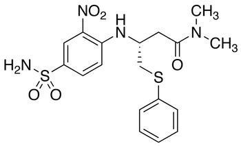 (R)-N,N-Dimethyl-3-[(2-nitro-4-sulfamoylphenyl)amino]-4-phenylsulfanylbutanamide