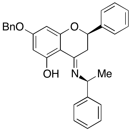 (R)-Pinocembrin (S)-α-Methylbenzylimine 7-Benzyl Ether