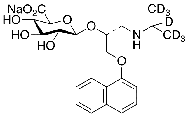 (R)-Propranolol-d7 β-D-Glucuronide Sodium Salt