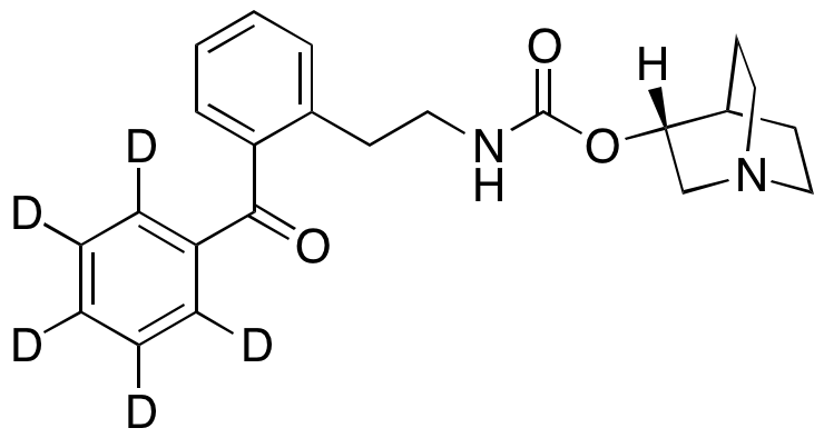 (R)-Quinuclidin-3-yl-[2-(2-Benzoyl phenyl-d5) ethyl] Carbamate