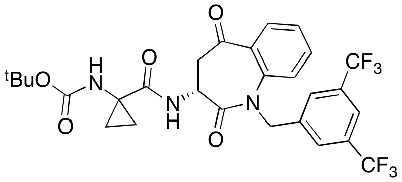 (R)-Tert-butyl(1-((1-(3,5-bis(trifluoromethyl)benzyl)-2,5-dioxo-2,3,4,5-tetrahydro-1H-benzo[b]azepin-3-yl)carbamoyl)cyclopropyl)carbamate