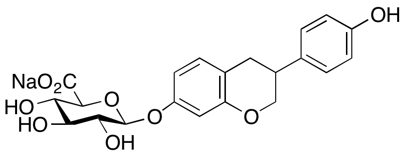 (R,S)-Equol 7-β-D-Glucuronide Sodium Salt