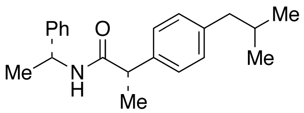 (R,S)-N-(1-Phenylethyl) Ibuprofen Amide