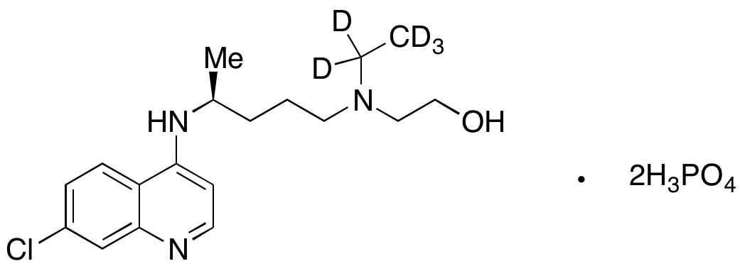 (S)-(+)-Hydroxy Chloroquine-d5 Diphosphate