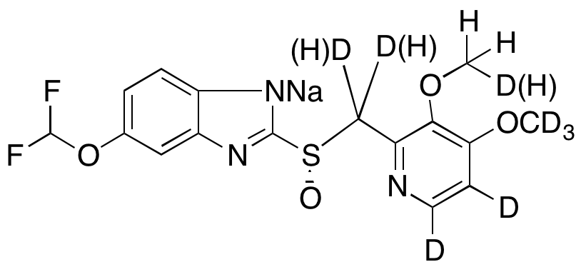 (S)-(-)-Pantoprazole-d7 Sodium Salt