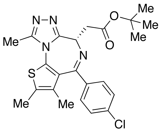 (S)-(+)-Tert-butyl 2-(4-(4-Chlorophenyl)-2,3,9-trimethyl-6H-thieno[3,2-f][1,2,4]triazolo[4,3-a][1,4]diazepin-6-yl)acetate