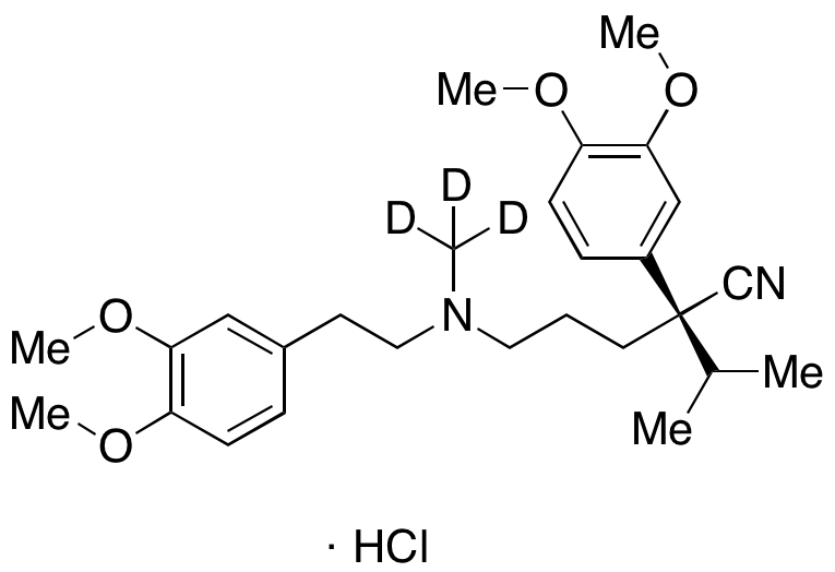 (S)-(-)-Verapamil-d3 Hydrochloride